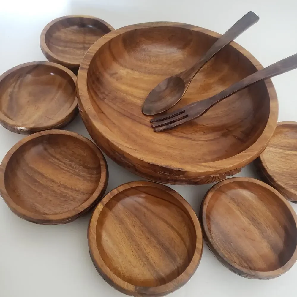 Wooden vtg hand